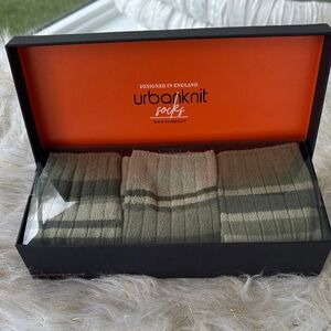 Urban Outfitters Green Striped Men's Socks